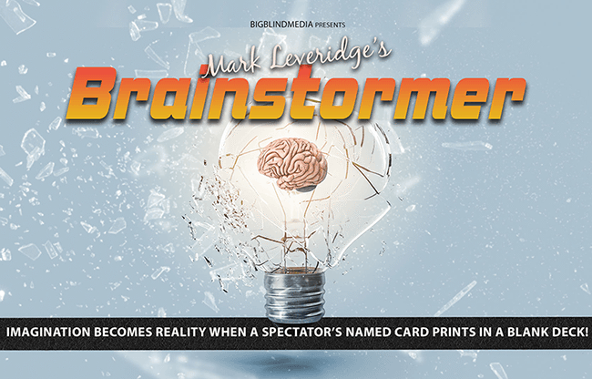 BIGBLINDMEDIA Presents Brainstormer (Gimmicks and Online Instructions) by Mark Leveridge - Trick