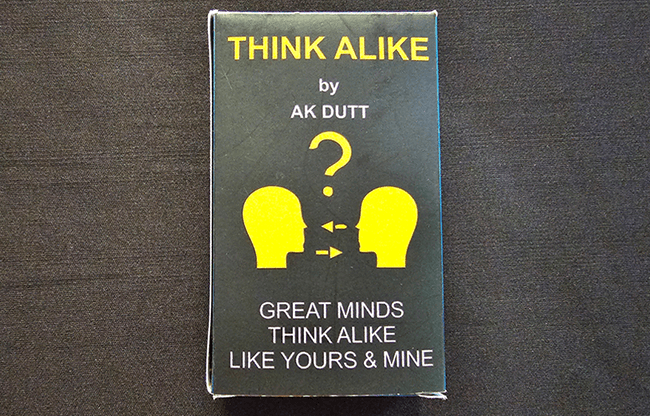 THINK ALIKE by A.K. Dutt - Trick