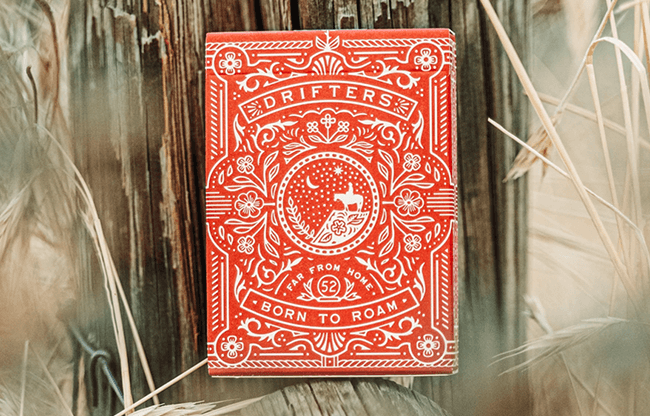 Drifters (Red) Playing Cards