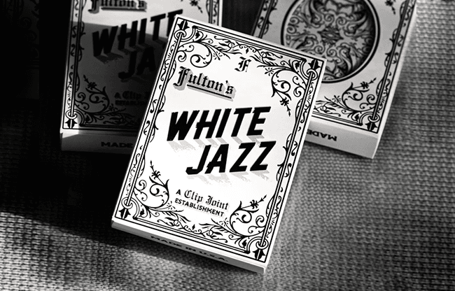 Fulton's  White Jazz Playing Cards by Dan & Dave