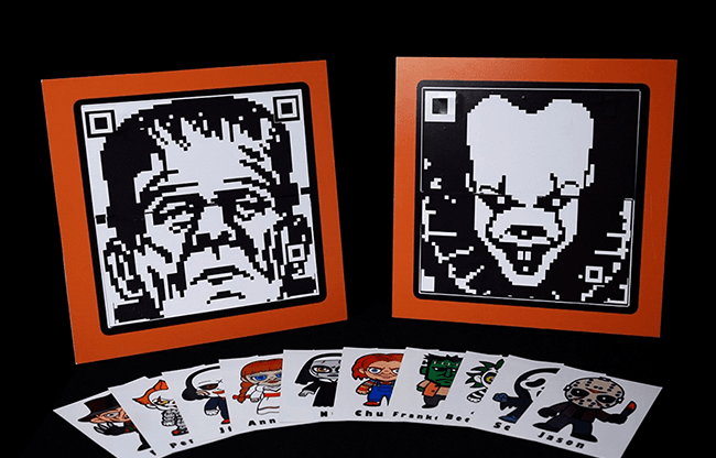 QR HALLOWEEN PREDICTION PENNYWISE (Gimmicks and Online Instructions) by Gustavo Raley - Trick