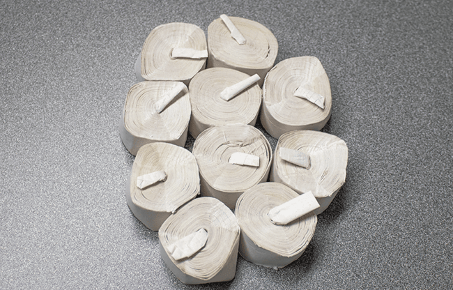 Classic Mouth Coil WHITE / 100 ft. (10 PK) by Uday - Trick