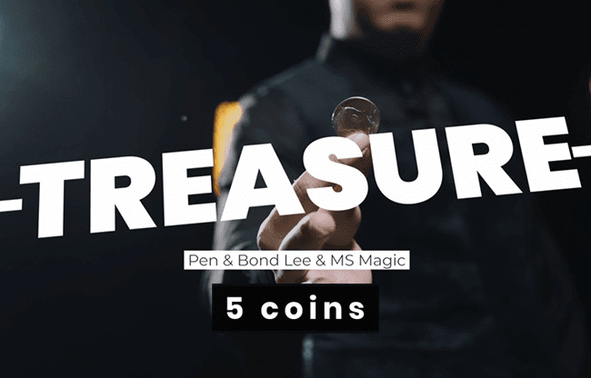 Treasure (5 coin holder) by Pen & MS Magic - Trick