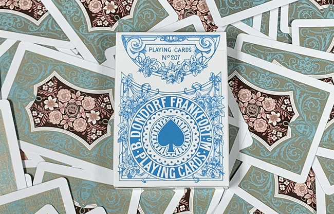 Four Continents (Blue) Playing Cards