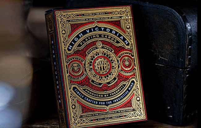 High Victorian (Red) Playing Cards by theory11