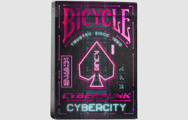 Bicycle Cyberpunk Cybercity Playing Cards by US Playing Card Co
