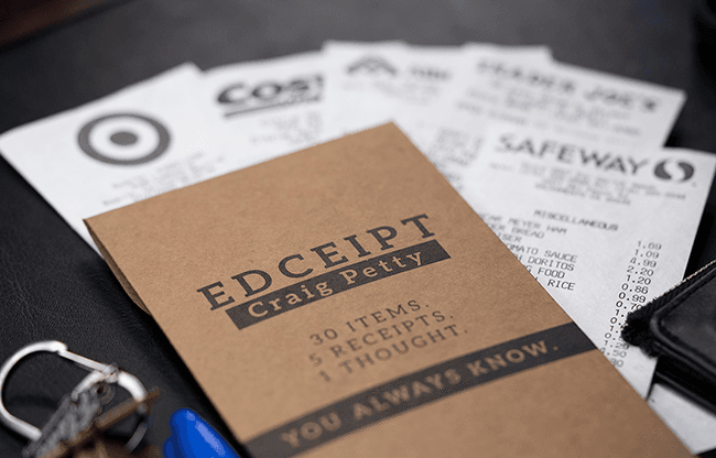 EDCeipt by Craig Petty - US VERSION (Gimmicks and Online Instructions) - Trick