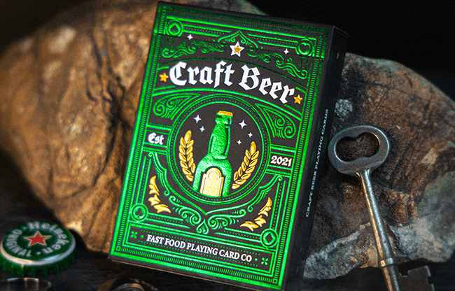 Beer Playing Cards by Fast Food Playing Card Company