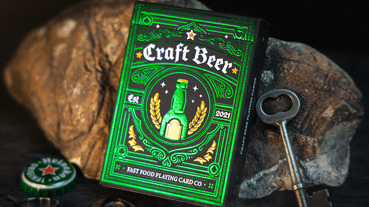 Beer Playing Cards by Fast Food Playing Card Company