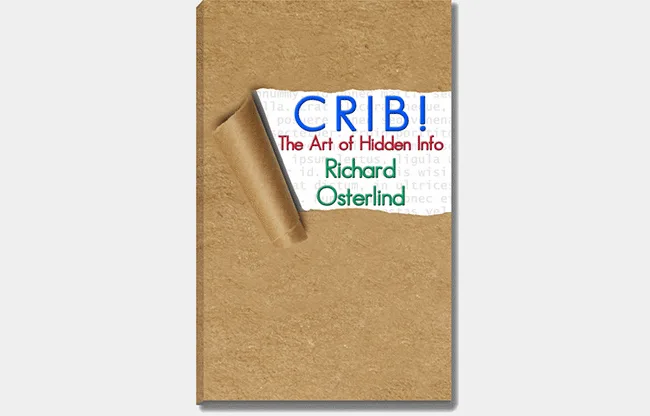 Crib! the Art of Hidden Info by Richard Osterlind - Book