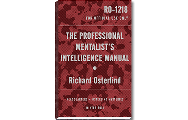 The Professional Mentalist's Intelligence Manual  by Richard Osterlind - Book