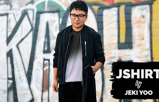 JSHIRT BLACK (Gimmicks and Online Instruction) by Jeki Yoo - Trick