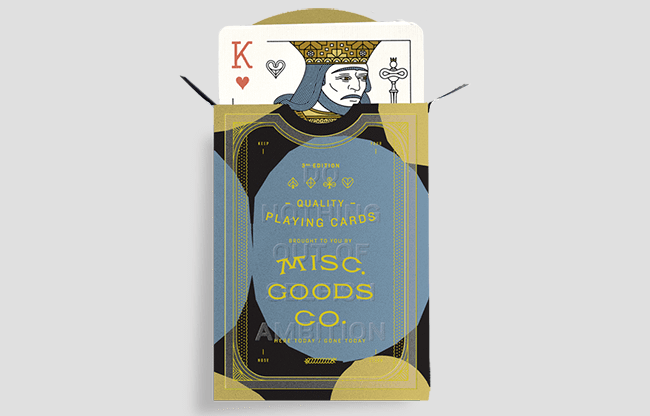 The ETC. Permanent Playing Cards by Misc. Goods