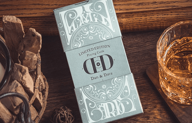 Smoke & Mirrors V8, Silver (Deluxe) Edition Playing Cards by Dan & Dave