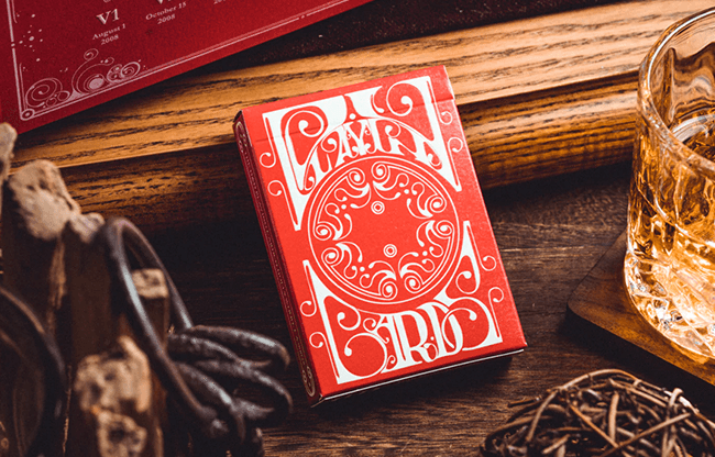 Smoke & Mirrors V8, Red (Standard) Edition Playing Cards by Dan & Dave