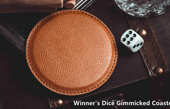 Winner's Dice Gimmicked Coaster (Gimmicks and Online Instructions) by Secret Factory