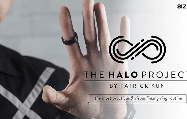 The Halo Project (Silver Edition) Size 8 (Gimmicks and Online Instructions) by Patrick Kun - Trick