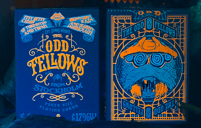 Odd Fellows (Cpt Spindel) Playing Cards by Stockholm 17