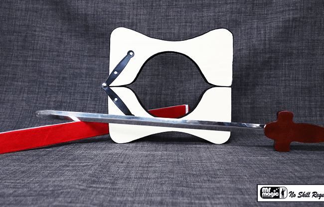 Sword Thru Neck (2 pcs items) by Mr. Magic - Trick