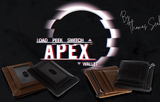 Apex Wallet Black (Gimmick and Online instructions) by Thomas Sealey - Trick