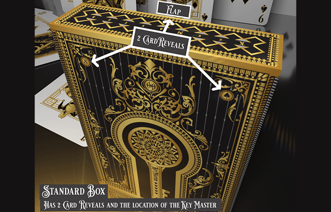 Secrets of the Key Master (with Standard Box) playing Cards by Handlordz