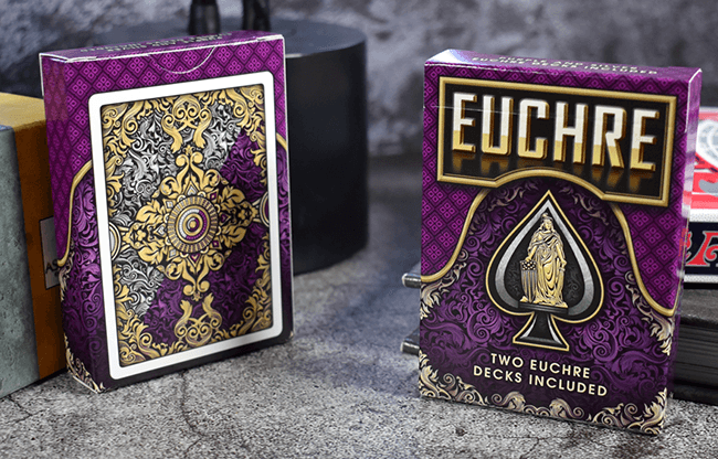 Euchre V4 Playing Cards by Midnight Cards