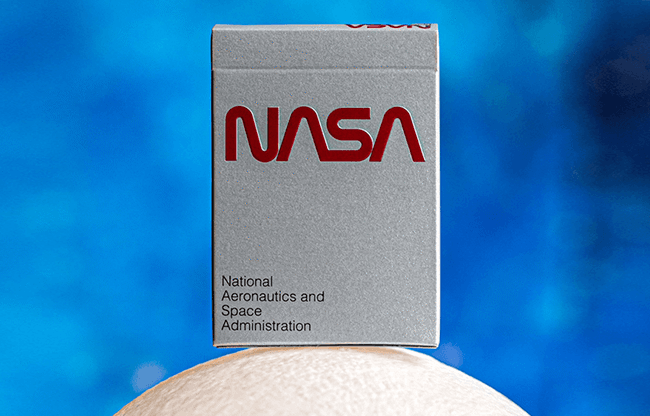 NASA WORM PLAYING CARDS