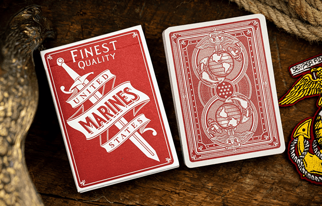 Marines Playing Cards by Kings Wild Project