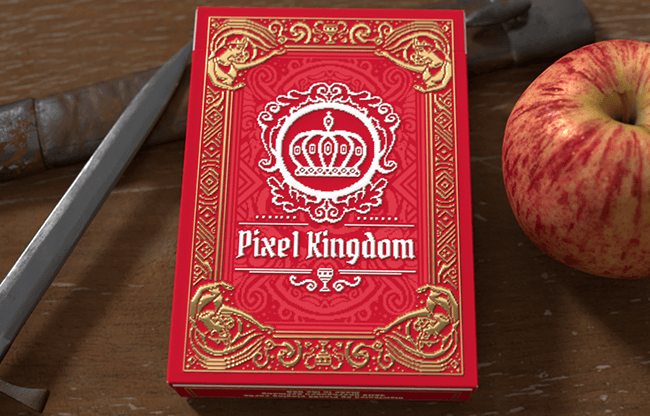 Pixel Kingdom (Red Edition) Playing Cards