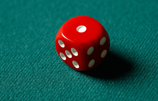 REPLACEMENT DIE RED (GIMMICKED) FOR MENTAL DICE by Tony Anverdi - Trick