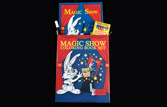 MAGIC SHOW Coloring Book STANDARD SET (3 way) by Murphy's Magic