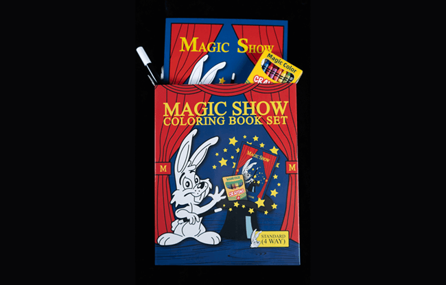 MAGIC SHOW Coloring Book DELUXE SET (4 way) by Murphy's Magic