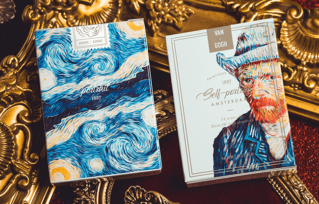 Van Gogh Self-Portrait (Borderless) Playing Cards