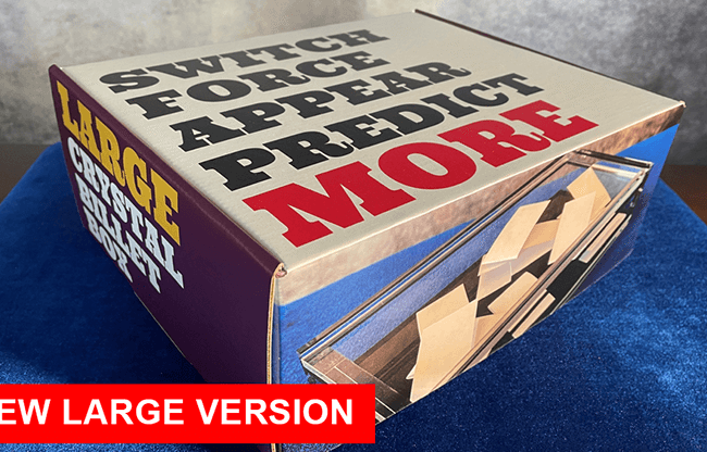 The Crystal Billet Box LARGE by David Regal - Trick