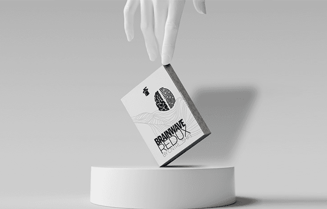 Brainwave Redux Blue (Gimmicks and Online Instructions) by cntrl_shft - Trick