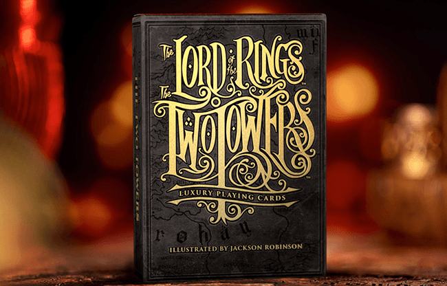 The Lord of the Rings - Two Towers Playing Cards (Gilded Edition) by Kings Wild