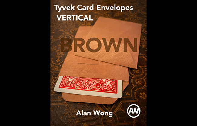 Tyvek VERTICAL Envelopes BROWN (10 pk.) by Alan Wong - Trick