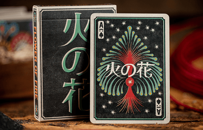 Flower of Fire Playing Cards by Kings Wild Project