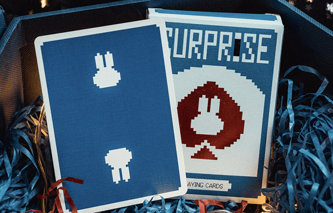 Surprise Deck V5 (Blue) Playing cards by Bacon Playing Card Company