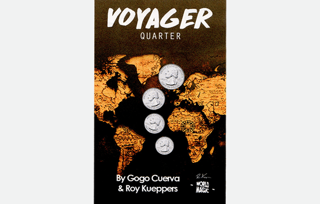 Voyager US Quarter (Gimmick and Online Instruction) by GoGo Cuerva - Trick