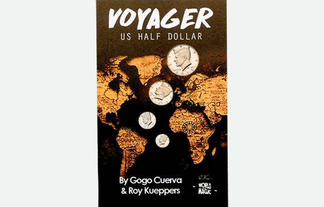 Voyager US Half Dollar (Gimmick and Online Instruction) by GoGo Cuerva - Trick