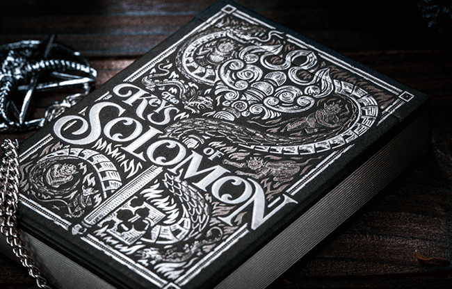 The Keys of Solomon: Silver Spirituum Playing Cards by Riffle Shuffle