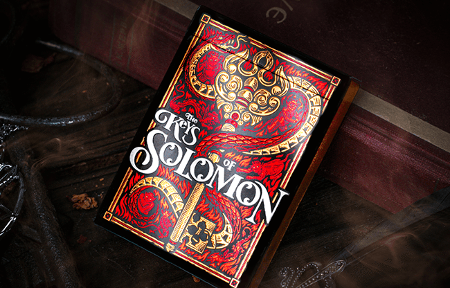 The Keys of Solomon: Blood Pact Playing Cards by Riffle Shuffle