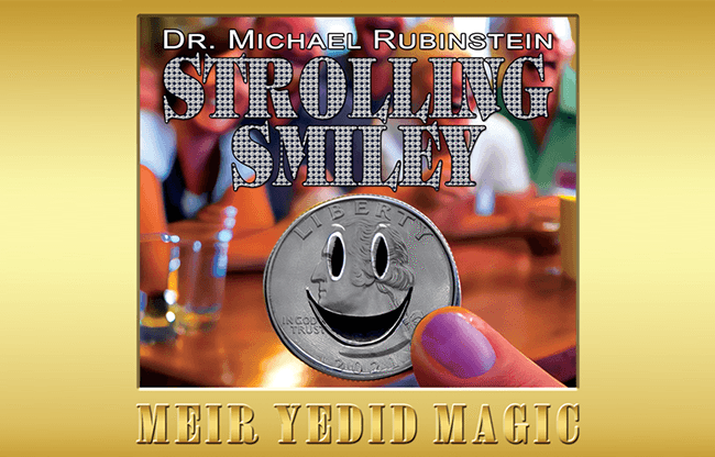 Strolling Smiley (Gimmicks and Online Instructions) by Dr. Michael Rubinstein - Trick