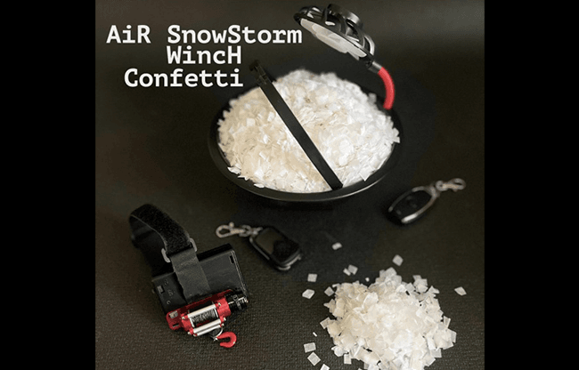 AiR SnowStorm with Winch and Confetti (Gimmick and Online Instructions) by Victor Voitko - Trick