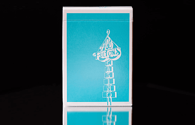 Ace Fulton's Casino: Miami Vice Blue Playing Cards