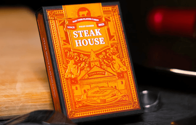 Steak House Playing Cards by Fast Foods Playing Cards