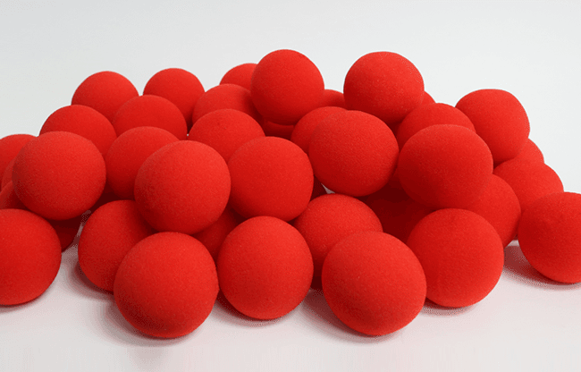 2 inch PRO Sponge Ball (Red) Bag of 50 from Magic by Gosh