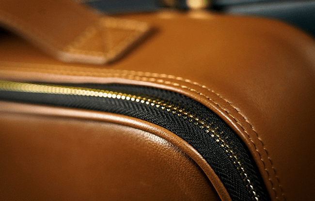 Luxury Genuine Leather Close-Up Bag (Tan) by TCC - Trick