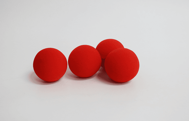 1.5 inch PRO Sponge Ball (Red) Bag of 4 from Magic by Gosh
